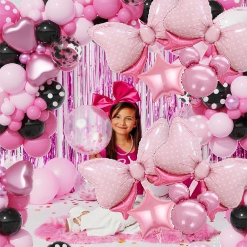 8 PCS Minnie Balloons for Birthday Wedding Baby Shower