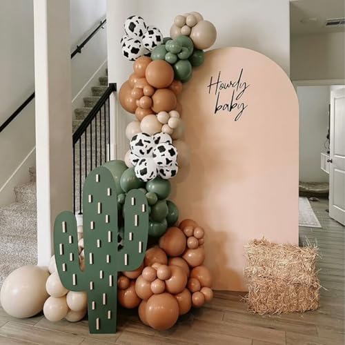 Green Gold Brown Balloons 60 Pcs 12 Inches Party Decor