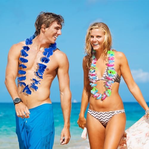 Fovths 500 Piece Hawaiian Lei Garland Set