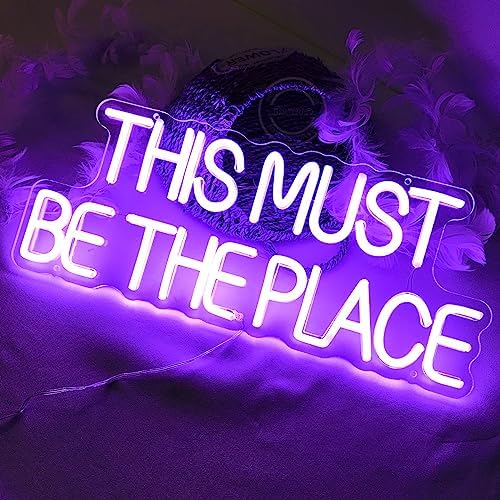Britrio This Must Be The Place Neon Sign Light