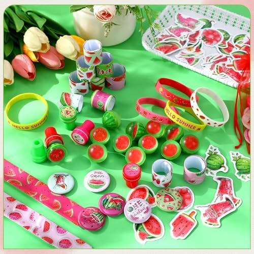 Tondiamo 122 Pcs Watermelon Party Favors Bulk Set