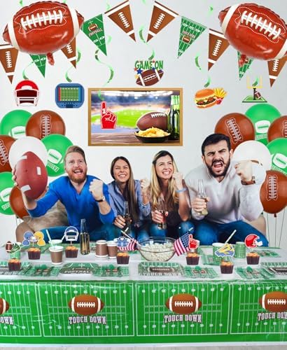 Hegbolke Football Party Decorations Set for 20 Guests