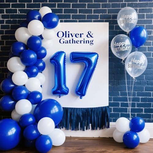 Royal Blue Balloon Arch Kit with 145pcs Balloons