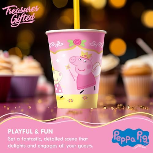 Treasures Gifted Peppa Pig 9oz Party Cups 24 Count