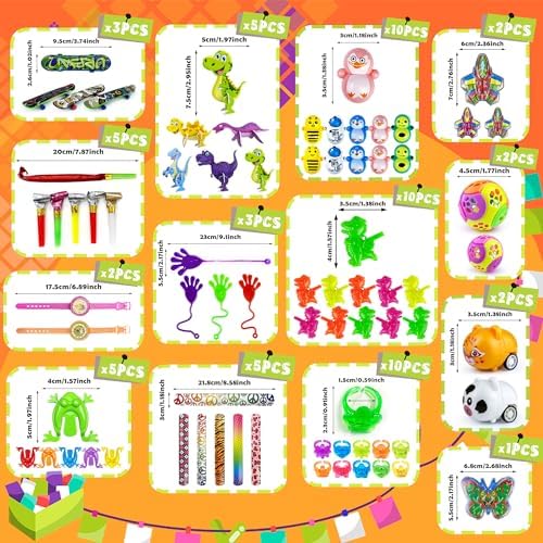 XIPEGPA 65PCS Party Favors Toy Assortment for Classroom Rewards and Birthday Parties