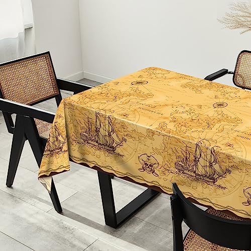 Durony 2 Pack Pirate Party Tablecloth