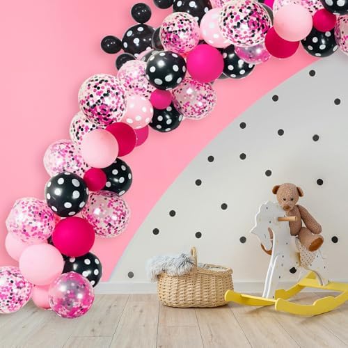 117 Pcs Mouse Themed Balloons Garland Kit