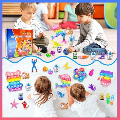 1000 Pcs Fidget Party Favor Toys Pack for Kids