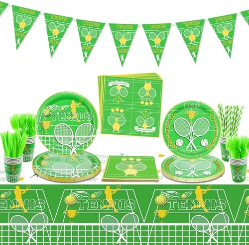 Tennis Themed Party Decor Set for 20 Guests