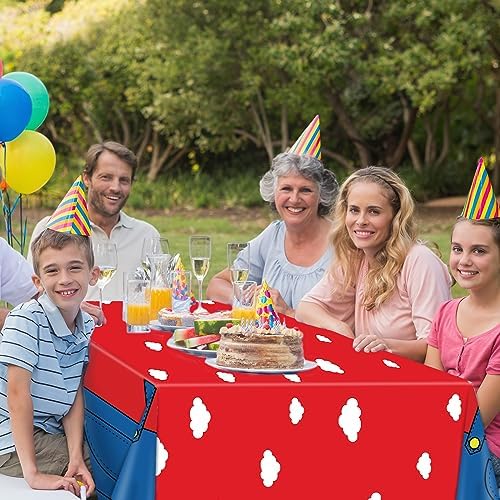 3 Piece Super Brother Games Party Tablecloth Set