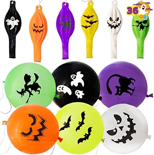 JOYIN 36 Piece Halloween Punch Balloons Set