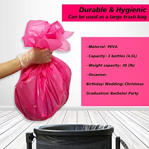 Hot Pink Table Cloth 4 Pack for Party Decorations