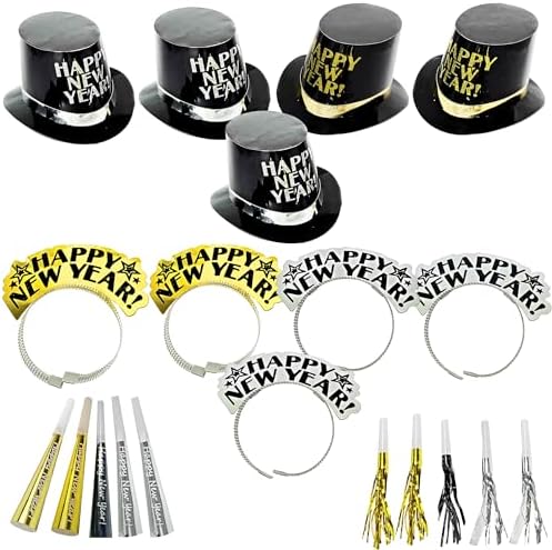 4Es Novelty 20 Pcs New Years Eve Party Supplies 2025