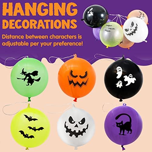 JOYIN 36 Piece Halloween Punch Balloons Set