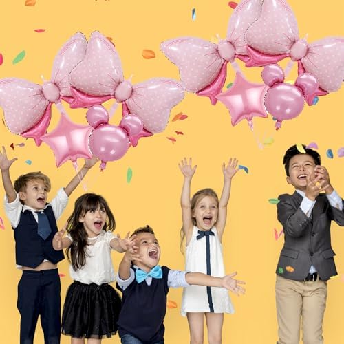 8 PCS Minnie Balloons for Birthday Wedding Baby Shower