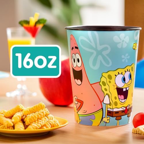 Unique SpongeBob SquarePants Plastic Stadium Cup 16oz