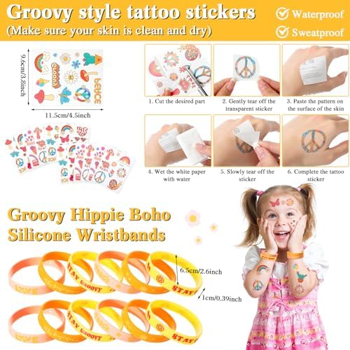 Tenceur 146 Piece Groovy Party Favor Set