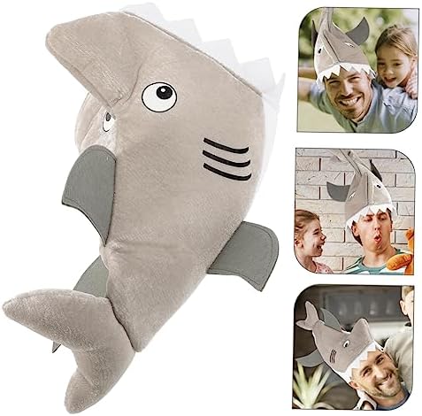 Coolehiya Animal Hat Costume Party Plush Shark Photo Prop Mask