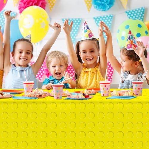 4PCS Building Blocks Party Tablecloths for Kids Birthday Decor