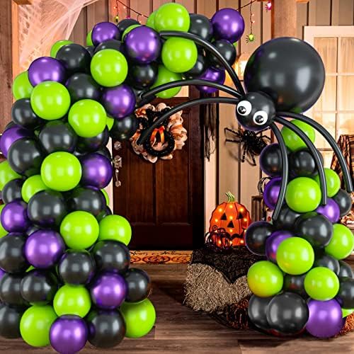 Halloween Balloon Arch Kit with Spider Balloons