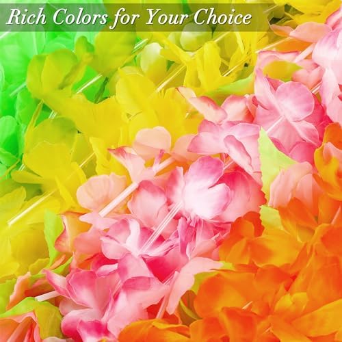 Fovths 500 Piece Hawaiian Lei Garland Set