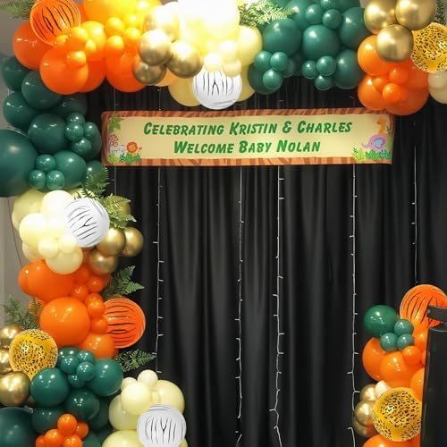 Jungle Safari Balloons Set 12 Inch Decorations