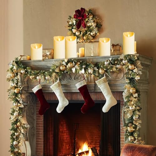 LEOSAN Flameless Candles with Remote Timer 3 pcs