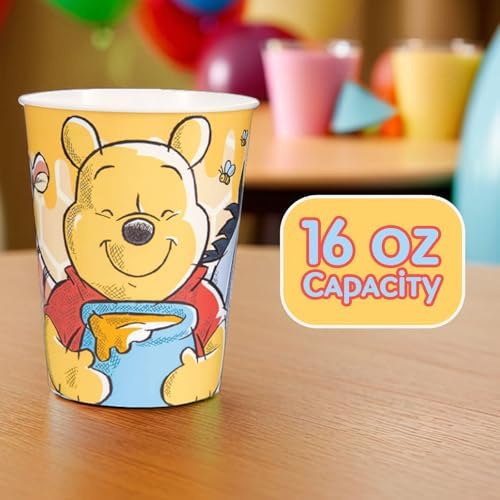 Unique Disney Winnie the Pooh Multicolored Stadium Cup 16 oz