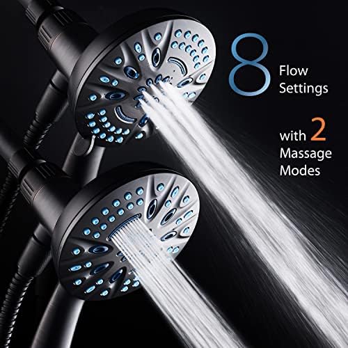 Magneton High-Pressure 8-Mode Handheld Shower Head with Magnetic Docking System