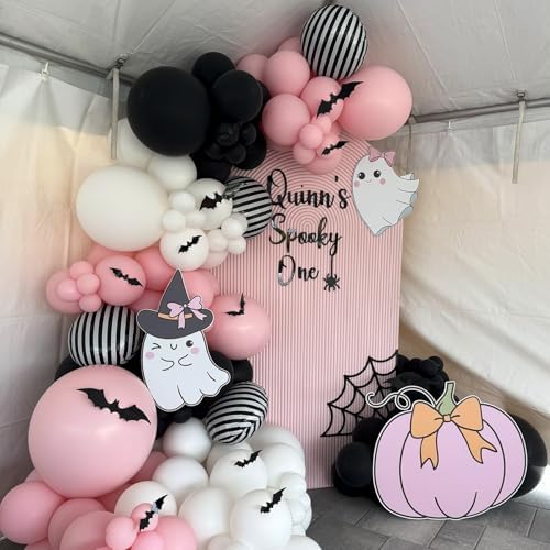Striped Balloon Halloween Decor 12PCS 18 Inch Foil Party Supplies
