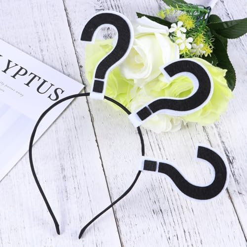 STOBOK Question Mark Headband Party Hat