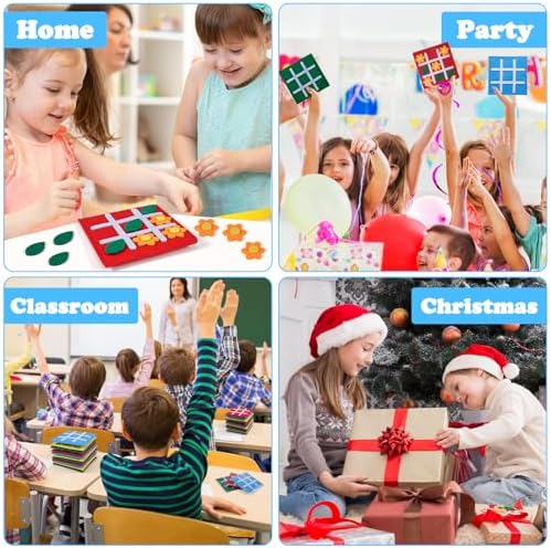 30 Pack Mini Tic Tac Toe Game Boards for Kids and Family