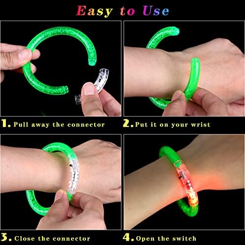 Elcoho 60 Piece Glow in the Dark Party Favor Set