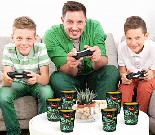 24 Piece 16 Oz Gaming Party Cups with Frost Design
