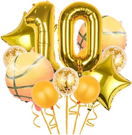 KoCibilili Chaungfu 12 Pcs Basketball Balloons Party Decorations