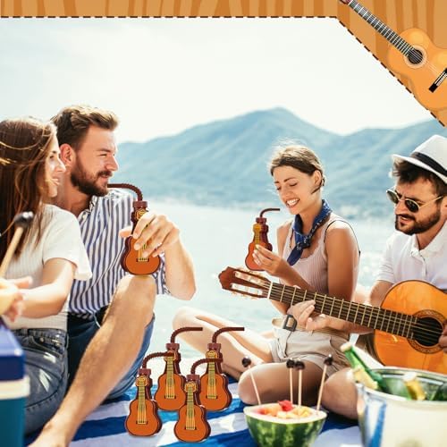 Tanlade 12 Pcs Guitar Shape Cups for Music Parties