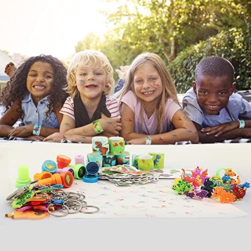 108Pcs Dinosaur Party Favors for Kids Birthday Supplies