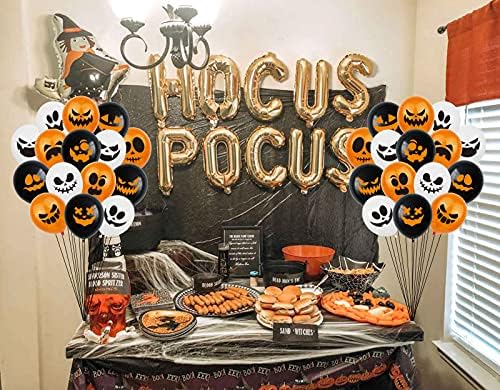 TUWUNA Halloween Balloons 60Pcs 12 Inch Decorations