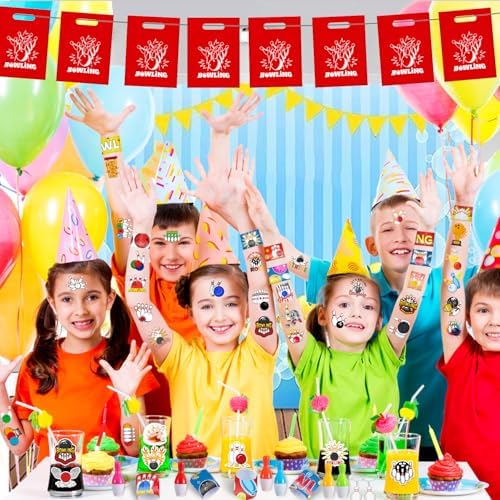 110 Pcs Bowling Party Favors Multi-Item Pack