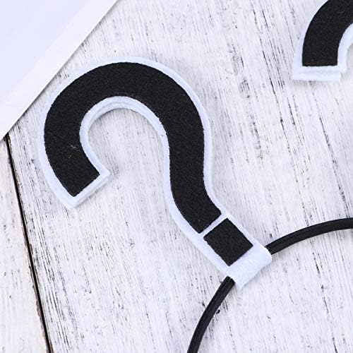 STOBOK Question Mark Headband Party Hat