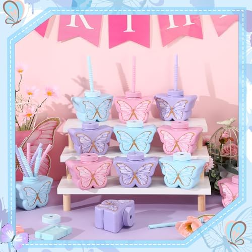 Mifoci Butterfly Themed Party Cups 12 Pcs Set