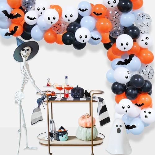 Halloween Balloons Arch Garland Kit for Boys Party