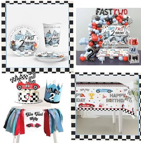 BEOXAGAR 2nd Birthday Party Decorations for Boys