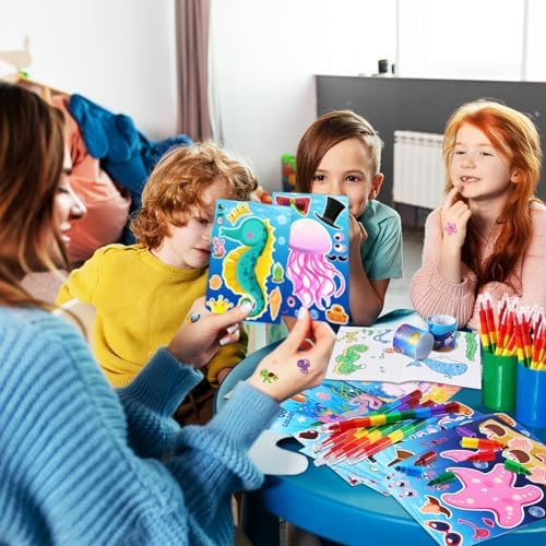 BenLouis 192Pcs Ocean Animals Party Favor Set