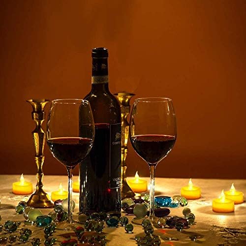 Nancia 100 Pack Flameless LED Tea Lights with 200 Hours Battery Life