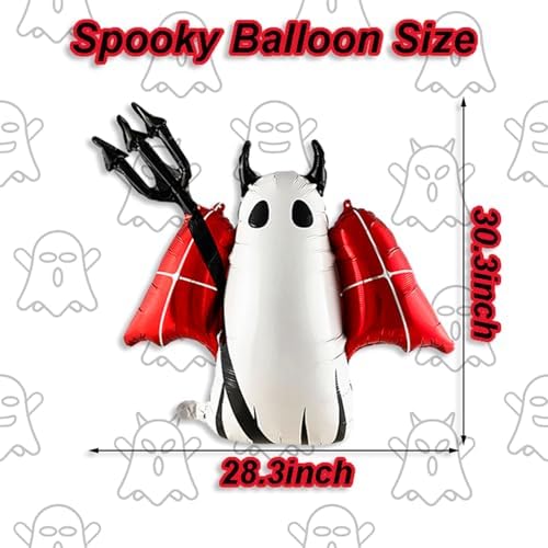 3 Pcs Spooky Halloween Foil Balloons Party Decorations