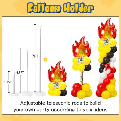 Fine Clutter Cartoon Monster Birthday Decor Kit 205Pcs