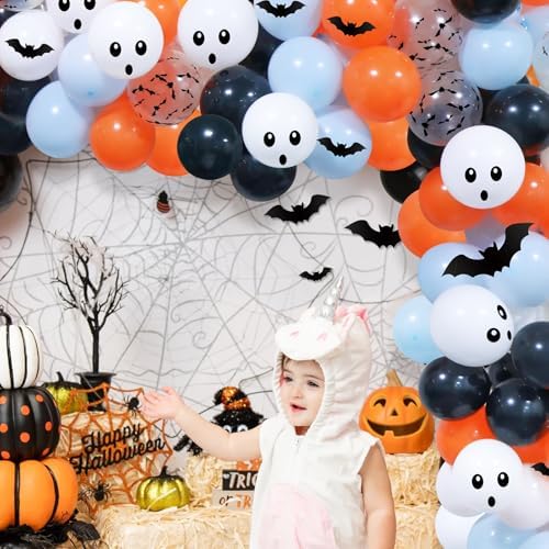 Halloween Balloons Arch Garland Kit for Boys Party