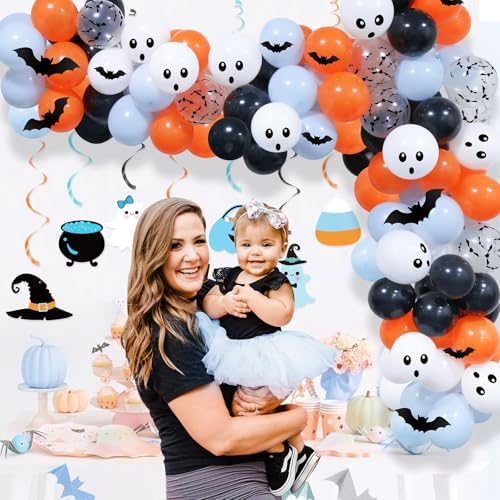 Halloween Balloons Arch Garland Kit for Boys Party