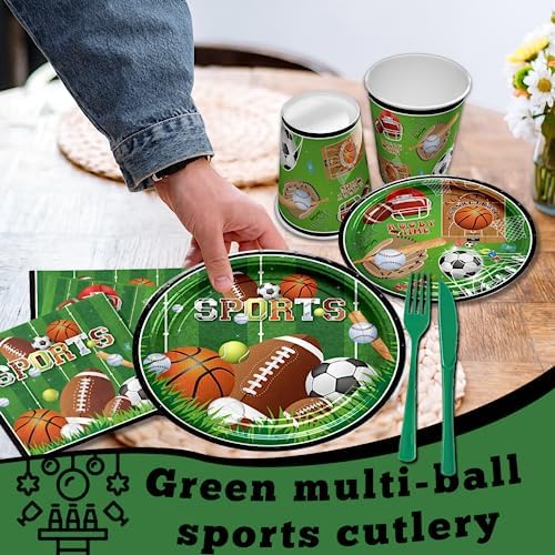 Dydamud Sports Party Decorations 142pcs for 20 Guests